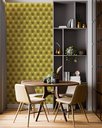 Ver imagem 6 de Papel de Parede Adesivo Estofado Amarelo Sofá Botão 2,80m