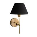 Ver imagem 5 de Kit 2 Arandelas de Parede Clássica com Interruptor e Cúpula Preta Ref 16 Decoração Casa Sala Quarto