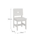 Ver imagem 3 de Cadeira Infantil em Madeira Maciça 29cm X 57,5cm Sofia