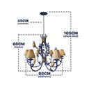 Ver imagem 2 de Pendente Artesanal Negro para Sala de Jantar, Estar e Área Gourmet + Cúpulas