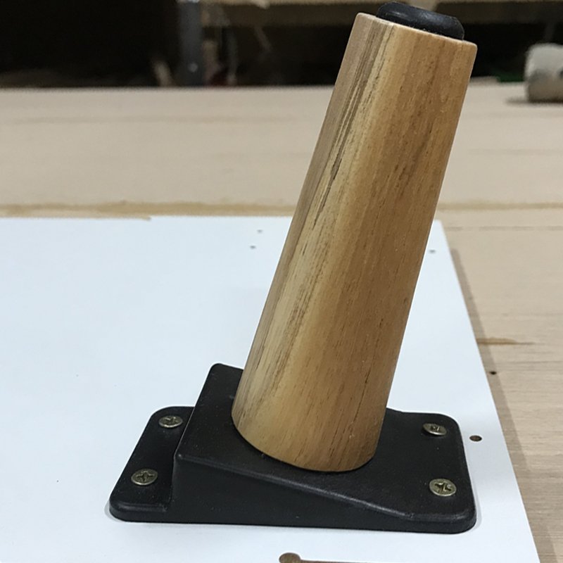Kit 8 Pés De 15 Cm Cônico Retrô Para Móveis Pé Palito - 10