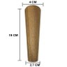 Kit 8 Pés De 15 Cm Cônico Retrô Para Móveis Pé Palito - 3