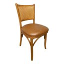 Ver imagem 1 de Cadeira Luxemburgo Assento Estofado Encosto em Tela