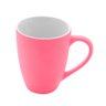 Caneca de porcelana soft touch rosa 330ml - 1