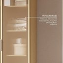 Ver imagem 4 de Guarda Roupa Linear 1 Porta Reflecta Jade CabeCasa MadeiraOriginals