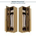 Ver mais imagens de Guarda Roupa Linear 1 Porta Reflecta Jade CabeCasa MadeiraOriginals