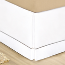 Ver imagem 4 de Saia box para cama Casal king algodao ponto palito 180 Fios veste fácil = hotel