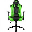 Ver imagem 1 de Cadeira Gamer Profissional Tgc12 Preta/Verde Thunderx3