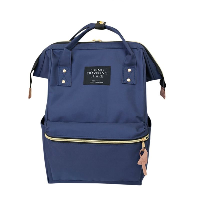 BOLSA MOCHILA MATERNIDADE MAMÃE BEBÊ MULTIFUNÇÃO:Feminino/Único/Azul