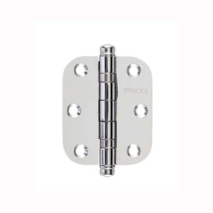 Dobradiça 3.1/2x3 Inox Polido Arredondado C/rolamento Sm3530
