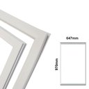 Ver imagem 2 de Borracha Gaxeta Geladeira Panasonic Bb53 Superior