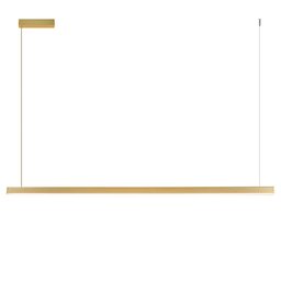 Pendente Led Linear Escritório 3000k 100cm Dourado Pd2262 - 1