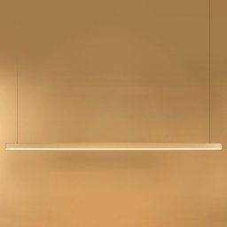 Pendente Led Linear Escritório 3000k 100cm Dourado Pd2262 - 4