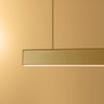 Pendente Led Linear Escritório 3000k 100cm Dourado Pd2262 - 5