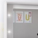 Ver imagem 4 de Penteadeira Infantil Diana Com Espelho Led E Banqueta Branco