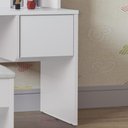 Ver imagem 5 de Penteadeira Infantil Diana Com Espelho Led E Banqueta Branco