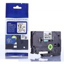 Ver imagem 1 de Fita Compatível Brother Tze-231 Branca 12mm