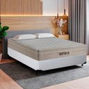 Ver imagem 2 de Cama Box Casal Airprime com Colchão Molas Ensacadas Sintético Branco Cremil