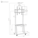 Ver imagem 2 de Rack Movel P/ Display Unionboard P (32-58)