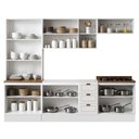 Ver imagem 4 de Cozinha Completa 5PÇS 12PTS 3GAV Americana Branco com Rodapé