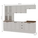 Ver imagem 5 de Cozinha Completa 5PÇS 12PTS 3GAV Americana Branco com Rodapé