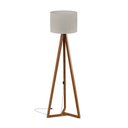 Ver imagem 2 de Luminária de Chão Tripé Classica com Cúpula Abajur Off White/nature