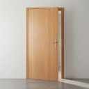 Ver imagem 1 de Porta de Madeira Imbuia Batent 11cm 210x84 c/Fechadura 210x84 Lado Direito