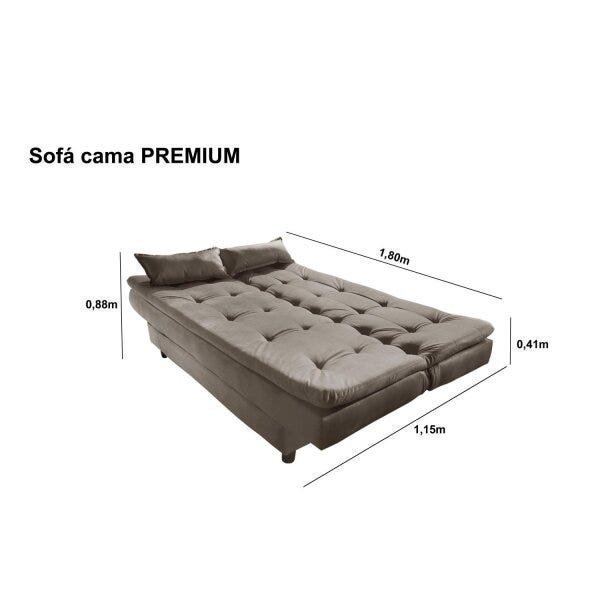 Sofa Cama 3 Lugares Premium Ref 07  - 6