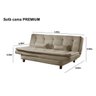 Sofa Cama 3 Lugares Premium Ref 07  - 4