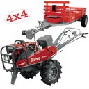 Ver imagem 1 de Microtrator Diesel Branco Btd18.0e 17,4hp com Carreta Agricola Tracionada 4x4