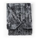 Ver imagem 1 de Manta Jacquard Misto com Franja 1,40 X 2,20 Paris Preto