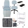 Cadeira de Podologia Mocho Carrinho Escada Massageador Kit Fiscomed Cadeira de Podologia Kit - 1