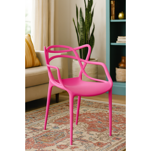 Cadeira Allegra Ana Maria Cozinha Area Externa Sala de Jantar Pp Rosa Pink