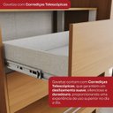 Ver imagem 5 de Guarda-Roupa Casal com 8 Espelhos Palace Off White/Cinamomo