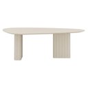 Ver imagem 1 de Mesa para Sala de Jantar Isis Orgânica 2,00m Off White - Leifer
