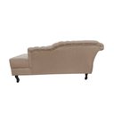 Ver mais imagens de Recamier Decorativo Divã Styllus Lado Direito Suede Bege