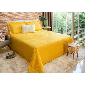 Kit Colcha Matelassê Casal 5 Peças Cobre Leito Aconchegante