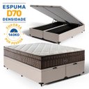 Ver imagem 2 de Cama Box Baú com Colchão de Espuma D70 Pillow In Ultra Dream Queen 158cm