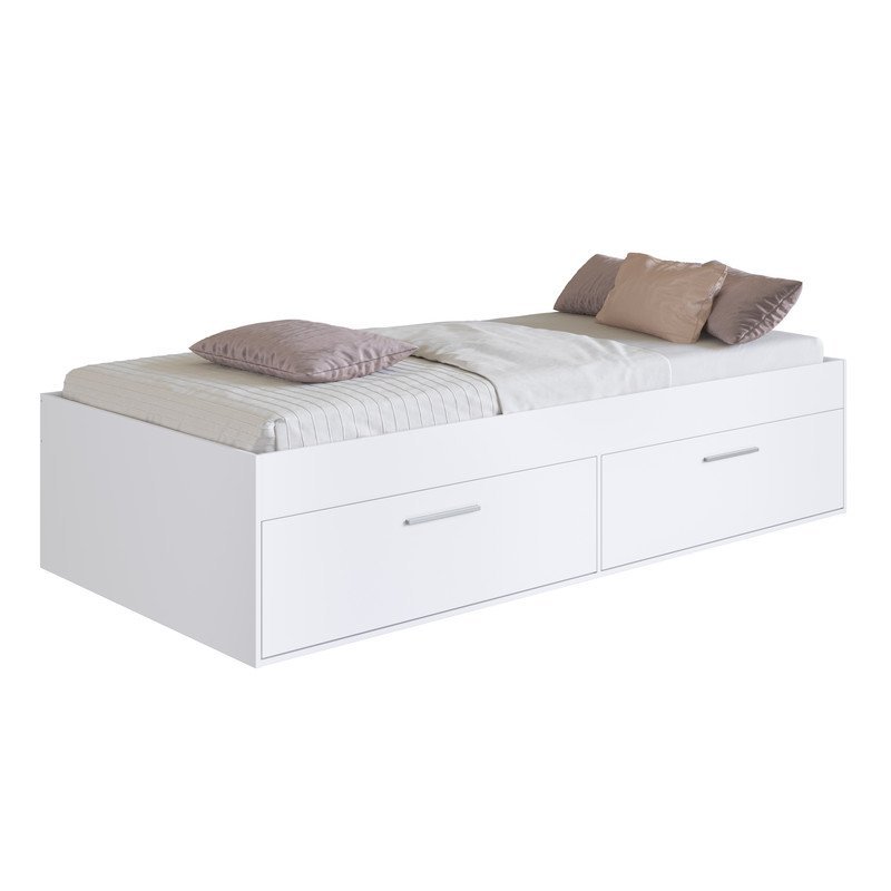 Cama Solteiro 04 Portas 90cm Tokkio Branco Art In Móveis - 4