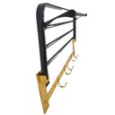 Ver imagem 6 de Toalheiro Roupa Varal Porta Toalha Prateleira Gancho Pousada Hotel Casa Lavanderia Banheiro