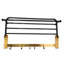 Ver imagem 3 de Toalheiro Roupa Varal Porta Toalha Prateleira Gancho Pousada Hotel Casa Lavanderia Banheiro