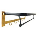 Ver imagem 5 de Toalheiro Roupa Varal Porta Toalha Prateleira Gancho Pousada Hotel Casa Lavanderia Banheiro