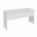 Ver imagem 6 de Mesa Escrivaninha 150cm Pés Painel com Gaveteiro Suspenso F5 Office Cor:Cinza