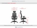 Ver imagem 4 de Cadeira Brizza 3d Pp Backplax Plaxmetal - Poliéster Fendi