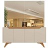 Buffet para Sala de Jantar 4 Portas Grecia:Off White/Naturalle - 2