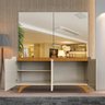 Buffet para Sala de Jantar 4 Portas Grecia:off White/naturalle - 7