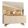 Buffet para Sala de Jantar 4 Portas Grecia:Off White/Naturalle - 1