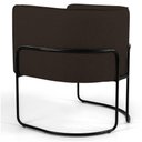 Ver imagem 3 de Kit 2 Poltronas Base Aço Betina C-34 Corano Marrom