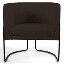 Ver imagem 4 de Kit 2 Poltronas Base Aço Betina C-34 Corano Marrom