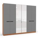 Ver imagem 4 de Guarda Roupa Casal 242,1cm 6 Portas com Espelho 240855 Lisboa Politorno Móveis